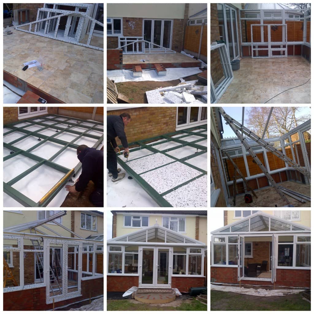 Building a diy conservatory - March Customer of the Month for Conservatory Land