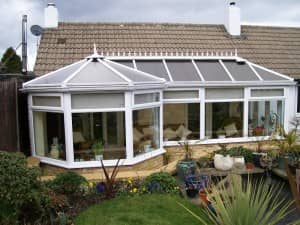 p shape conservatory