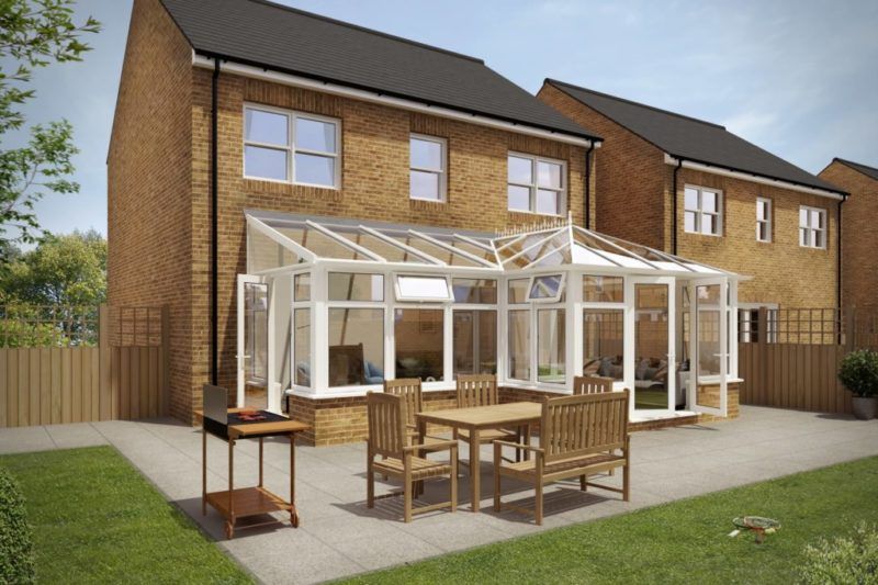 Dwarf Wall Conservatories Brick Conservatory ConservatoryLand