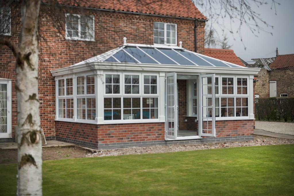 DIY Orangery with Slim Line Fascia