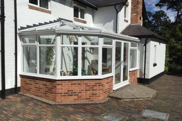 DIY conservatory steel base Hampton Cottage