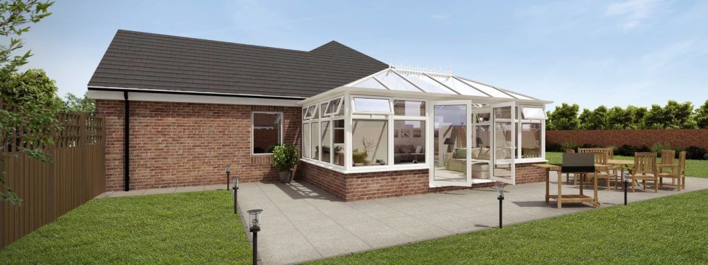 Hipped-Back Edwardian conservatory price