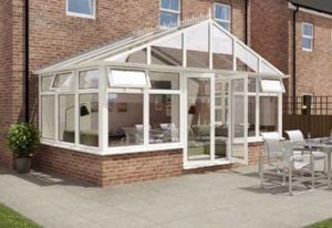 Gable front conservatory