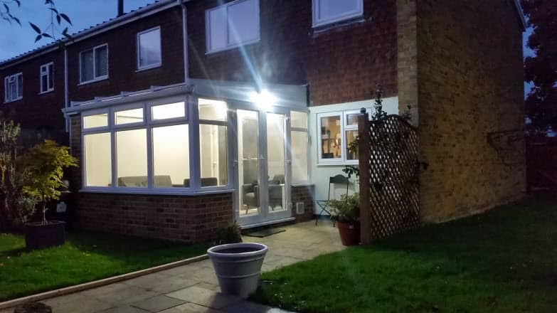 Lean-to conservatory light up - Mr Hard