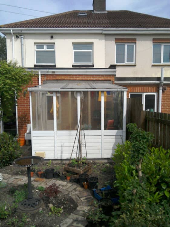 Mr MacDonald conservatory - before