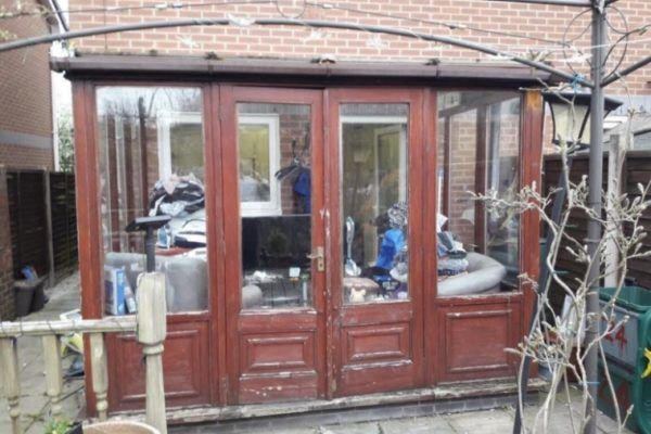Old wood conservatory - Mr Brown - Before