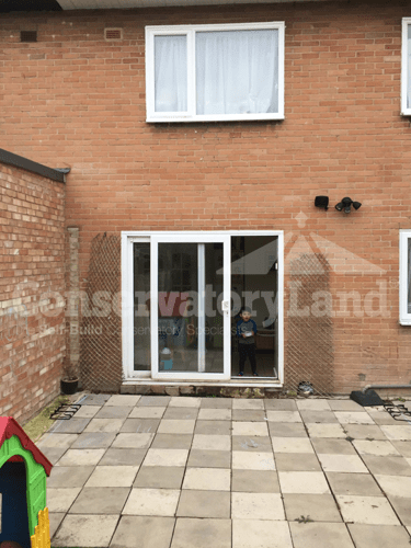 Gable Front Conservatory Before