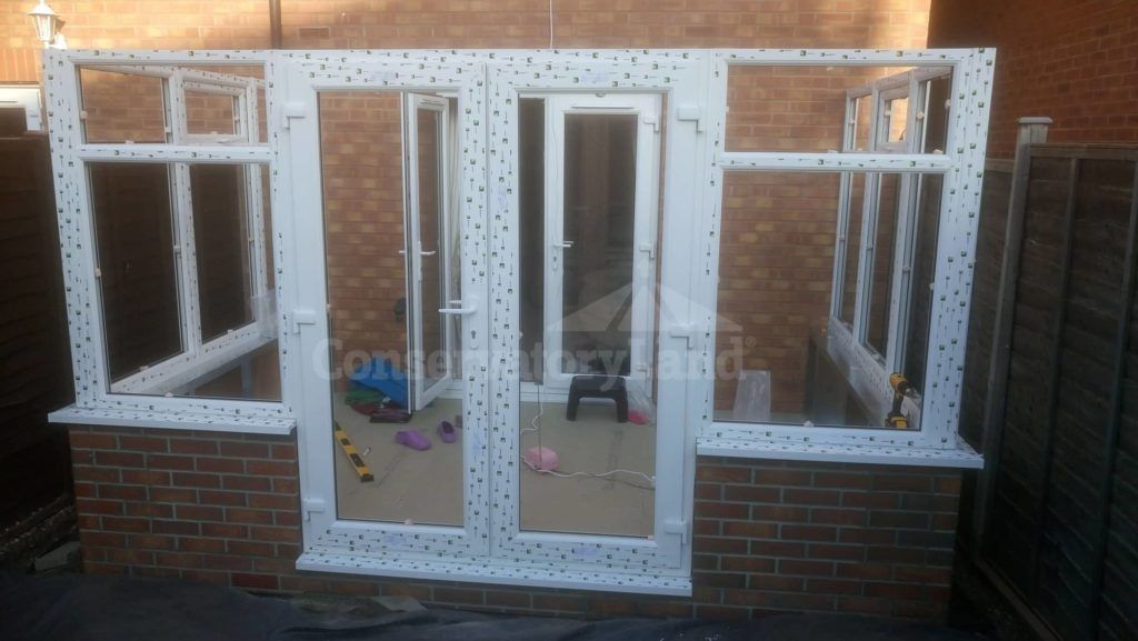 PVCu Frames and Glazing Installed