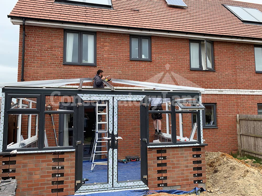 adding the conservatory roof