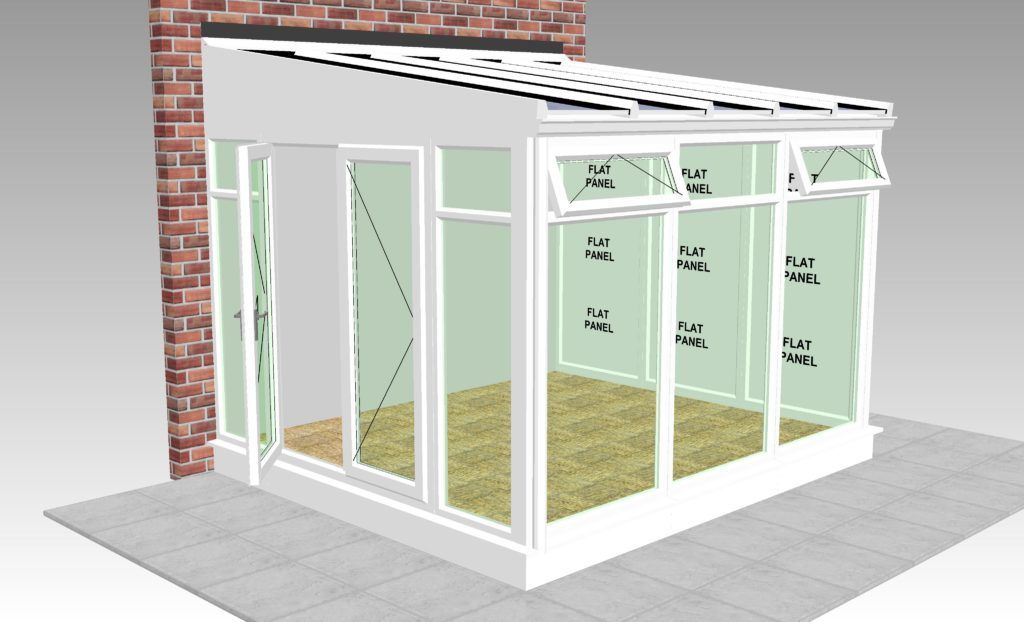 lean-to conservatory CAD