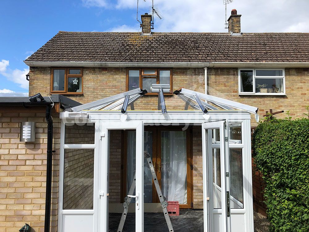 Edwardian conservatory build