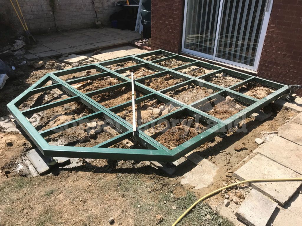 conservabase steel based conservatory