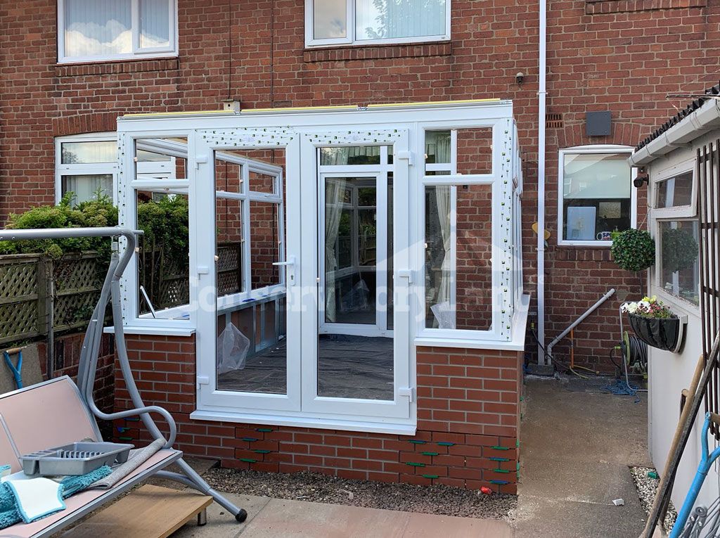 lean to frame construction conservatory
