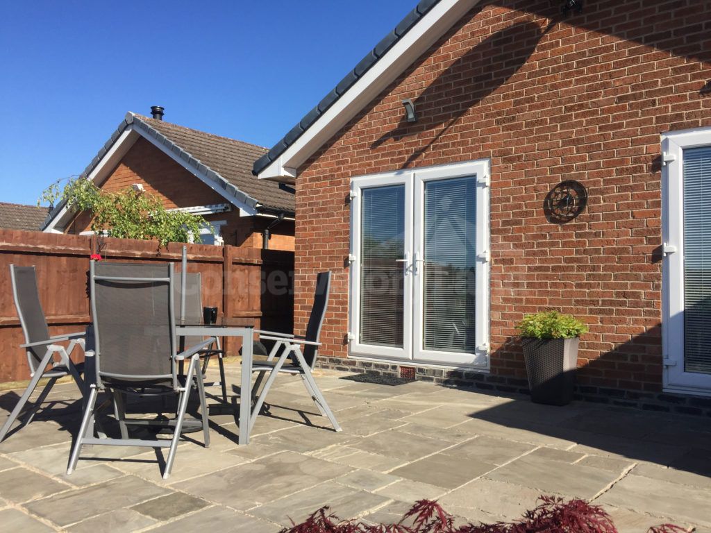 patio before conservatory