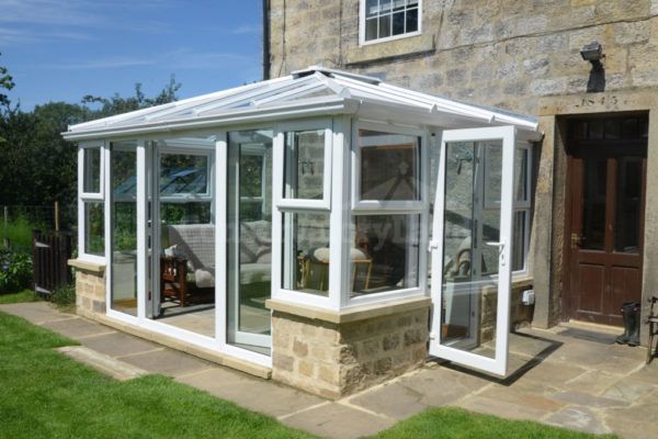 white edwardian conservatory