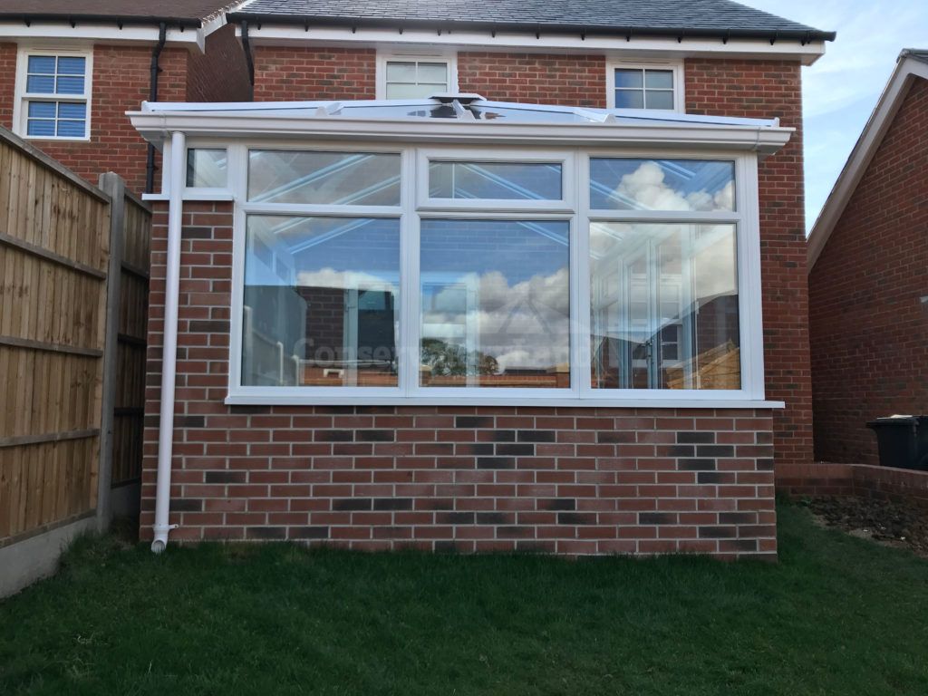 front view of edwardian style conservatory