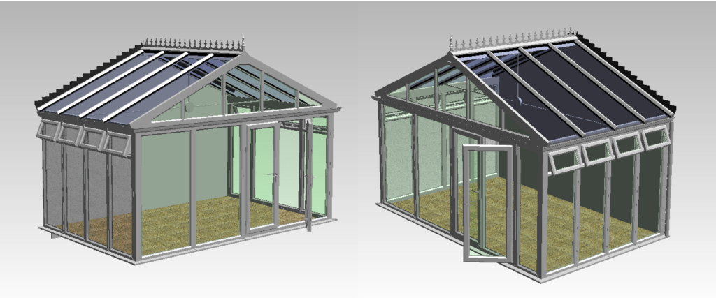 BASIC CAD Gable front conservatory