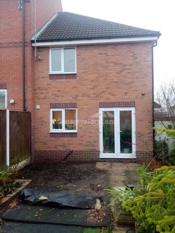 Gable Front conservatory preparation