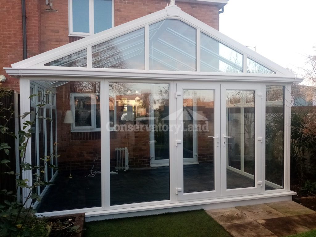Gable front conservatory
