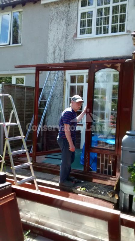 dismantle conservatory process