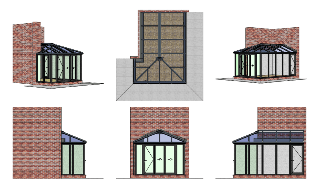 Modern Edwardian CAD drawing