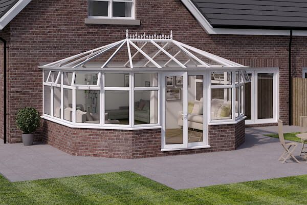 hipped-back victorian conservatory