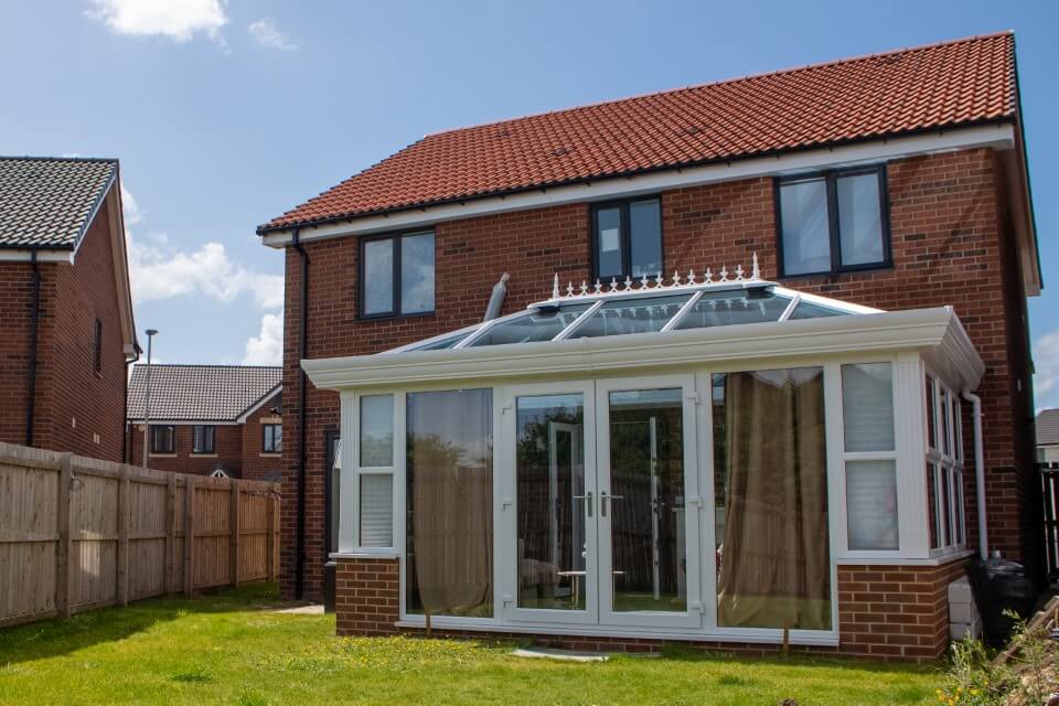 finished orangery vs conservatory