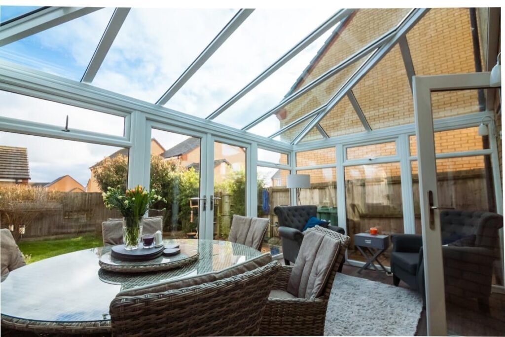 hipped lean-to conservatory roof