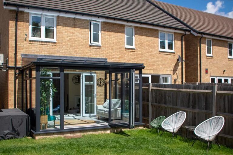 grey small conservatory