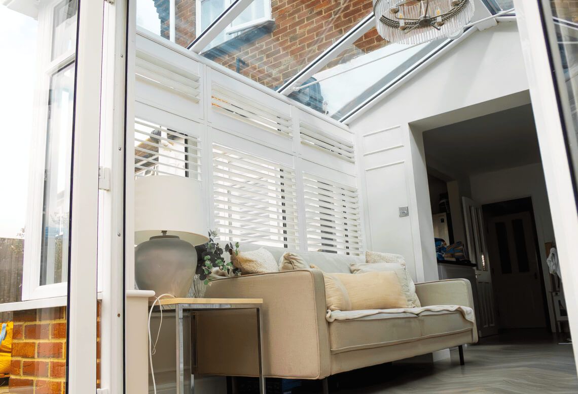 interior of edwardian conservatory