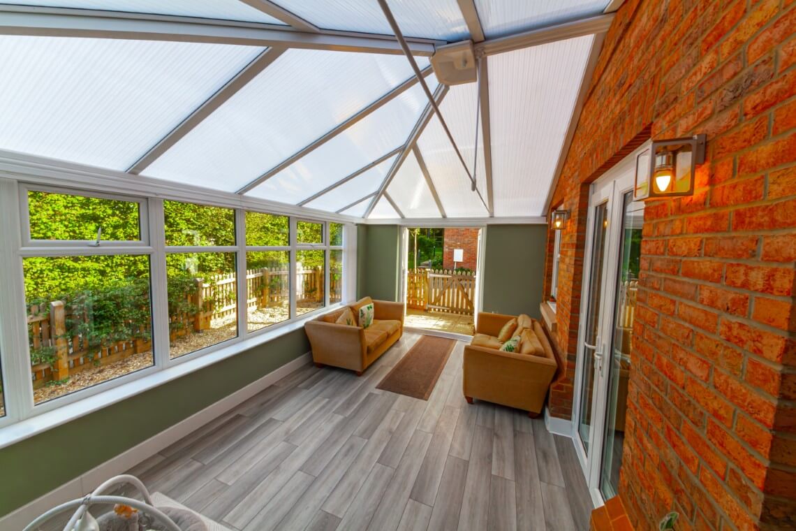 polycarbonate roof conservatory